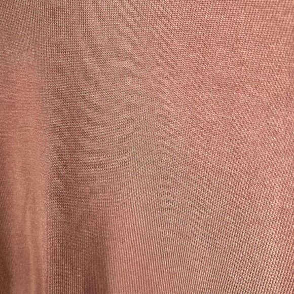 NWT ADRIANNA PAPELL Antique Rose Long Sequin Sleeve V-neck Pullover Sweater Sz S - Picture 14 of 16